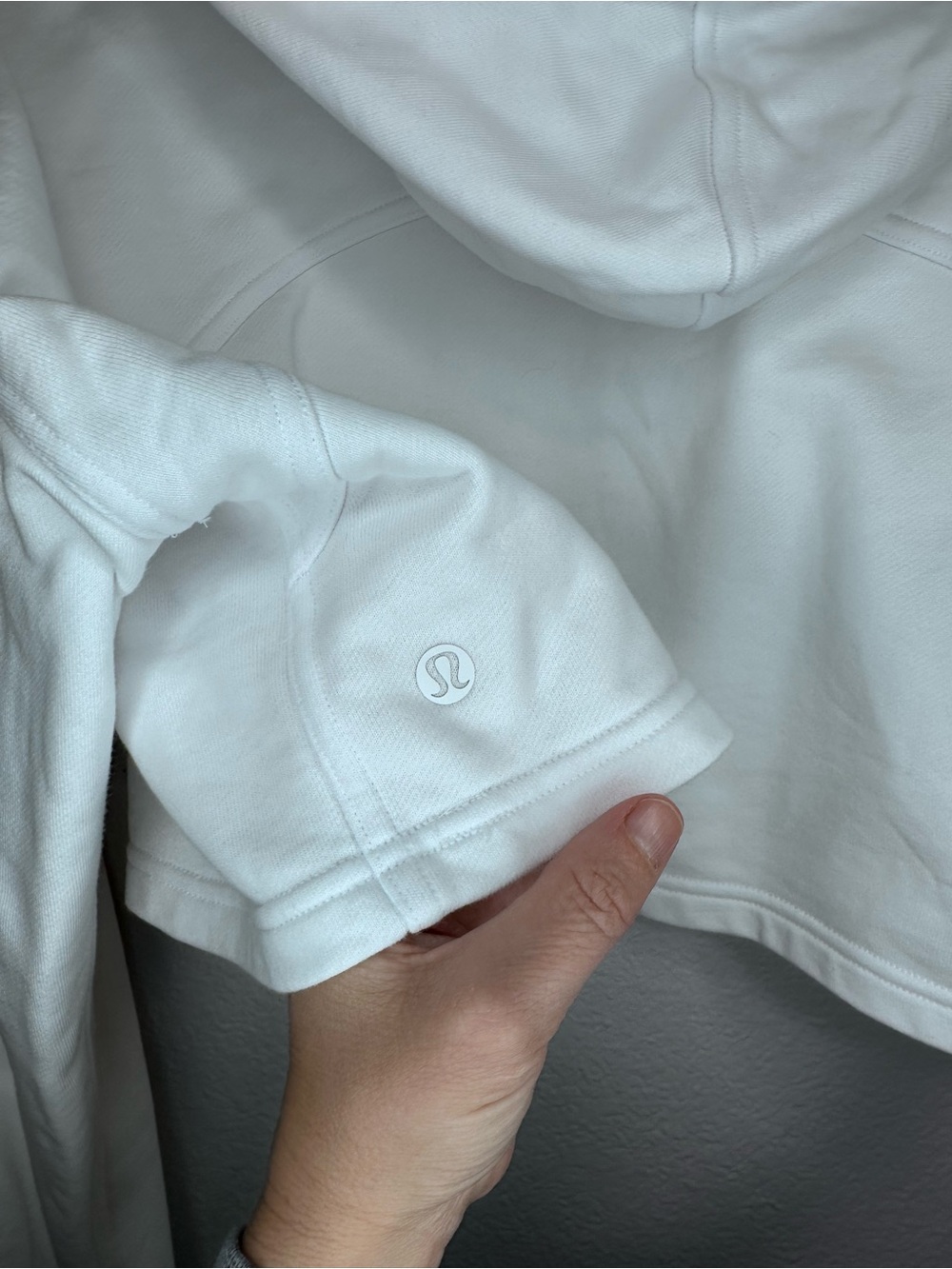 Lululemon All Yours Cropped Hoodie
White, size 12  NWOT - Picture 7 of 8